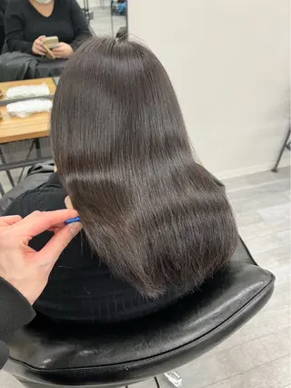 ミディアム 永尾 幸太郎のヘアスタイル