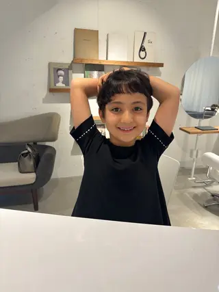 ショート キッズ 薬院浄水通/ショート /ボブ/rukaのヘアスタイル