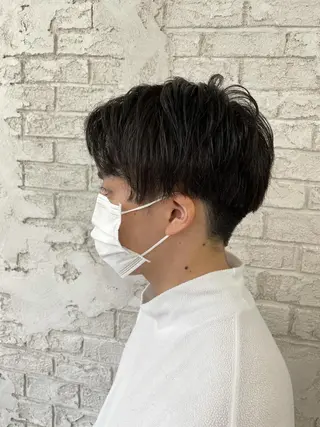 ショート メンズ ブリーチ特化 ハイトーンRYOYAのヘアスタイル