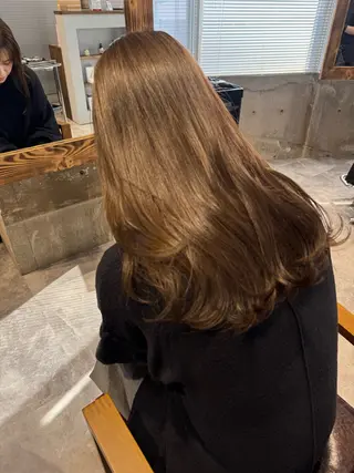 セミロング カラー 画 kirikaのヘアスタイル