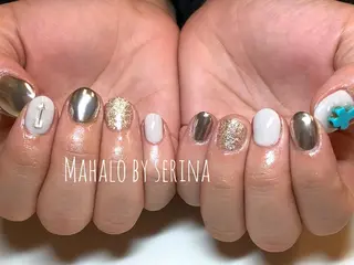 ショート カラー ネイル SUNNY BAE. SERINAのネイルデザイン