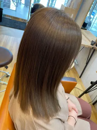ミディアム カラー Agu  hair you所属・♡ yumaのヘアスタイル