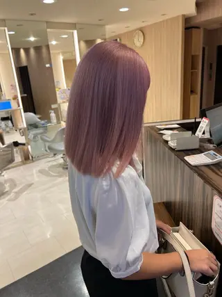 セミロング 美髪矯正/髪質改善/ 艶髪🤍伊藤梨紗のヘアスタイル