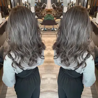 セミロング カラー KIRA スズキ タクヤ/店長のヘアスタイル