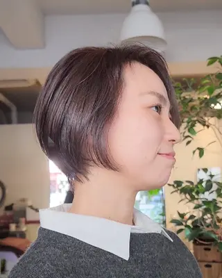 ショート カラー quiora所属・奉書 隆浩のヘアスタイル