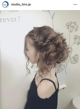 ロング 京都.祇園セットサロン:スタジオ ヒロ【Studio hiro】所属・ヒロ(hiro) •スタジオヒロのヘアスタイル