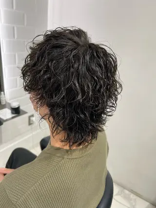 パーマ メンズ SHARE  SALON monloulou+plus所属・メンズパーマ 桐山 琉輝のヘアスタイル
