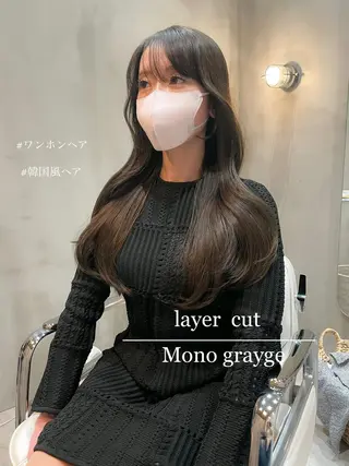 ロング LOMA🇰🇷 銀座クボタのヘアスタイル