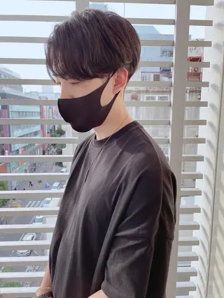 ショート パーマ ヘアアレンジ メンズ メンズZina代表 田端 麗治のヘアスタイル