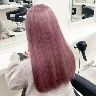 ミディアム カラー 🎀🧁ダメージレス 艶髪カラー🧁🎀のヘアスタイル