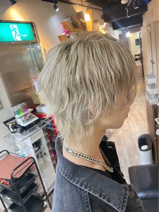 ショート カラー メンズ CORE(コア)新宿所属・セキ ユキ🦋のヘアスタイル