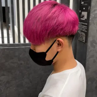 カラー メンズ 大人可愛い/レイヤー /ブリーチ/溝口誠二のヘアスタイル