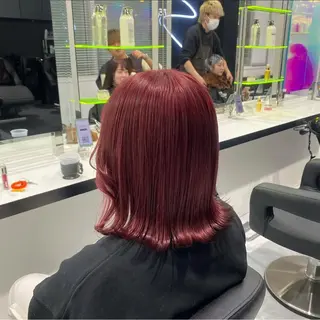 ミディアム 🎀暖色カラー🎀 SAAKA🍤のヘアスタイル