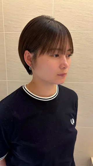 ショート サイトウ　ナミ /無料カットモデルのヘアスタイル