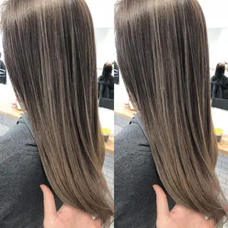 ミディアム カラー JILBLAN京都 ショート/ハイライトのヘアスタイル