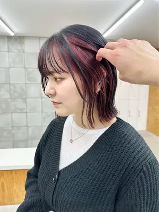 ショート カラー 榛地 渉馬のヘアスタイル