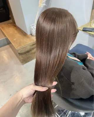 ロング カラー akane/ボブ /オリーブ/ブラウンのヘアスタイル