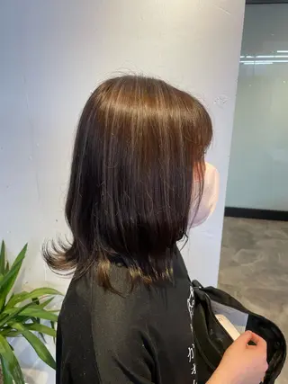 カラー ハイトーンカラー🩵 指名多数💗横山聖奈のヘアスタイル