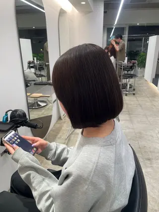 ミディアム 🤍ショートボブ 🤍NANAMI🤍のヘアスタイル