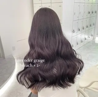 ロング 淡色ラベンダー♡ ニーナ🎀🦙のヘアスタイル