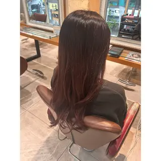 ロング カラー 🦋ヘアメ🦋カット HIBIKIのヘアスタイル