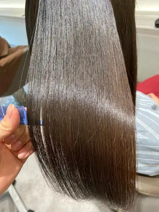 セミロング ムトウセイマ/艶髪 /艶ケアWブリーチのヘアスタイル