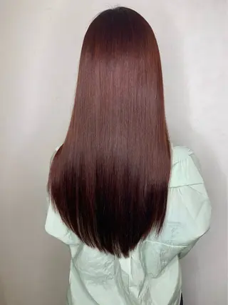 ロング カラー 稲田 里菜のヘアスタイル