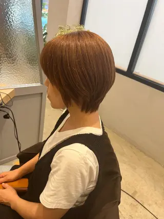 ショート 斉藤 果音のヘアスタイル