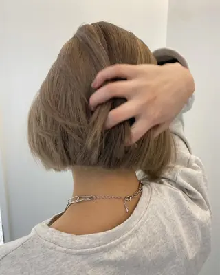 ミディアム ୨୧柔らかいカラー nozomi ୨୧のヘアスタイル