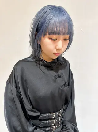 ミディアム カラー pole pole所属・坂本 美佳のヘアスタイル