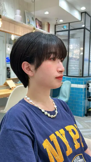 ショート ボブ/レイヤーボブ/ 髪質改善/梶川 夏季のヘアスタイル