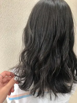 ロング カラー 水野 雪 /パーマ/暖色カラーのヘアスタイル