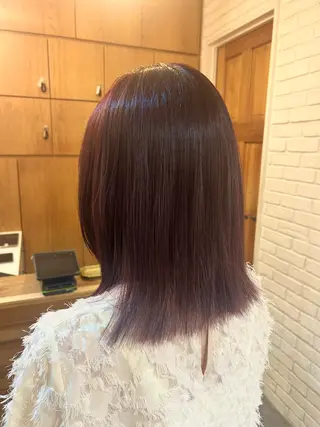 ミディアム かお 🐰のヘアスタイル