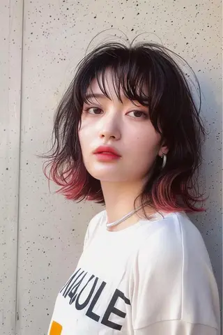 ミディアム カラー 似合わせ× トレンド/YUTOのヘアスタイル