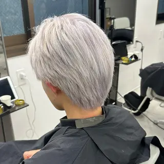 ショート カラー REAL 心斎橋所属・ハイトーン/ベージュ /デザイン🦋ナツミのヘアスタイル