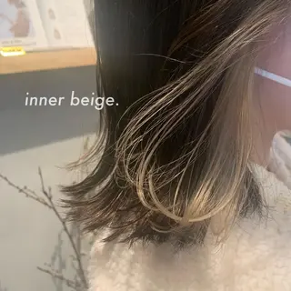 ミディアム カラー RINA🧤 デザインとボブのヘアスタイル