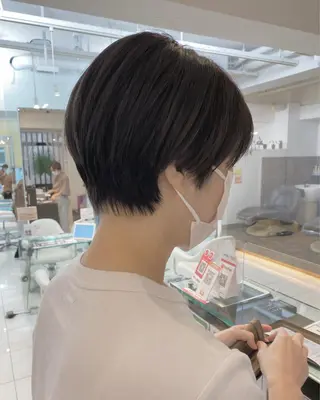 ショート アレンジ&ショート 💙YUKINOのヘアスタイル