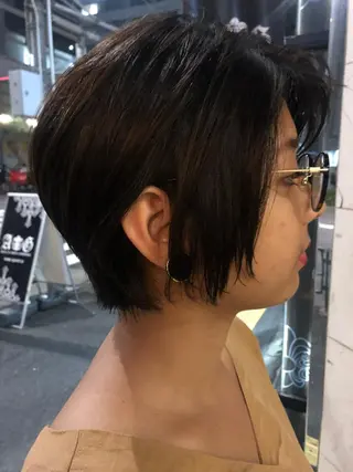 ショート せこぐち まいのヘアスタイル