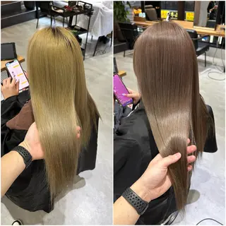 ロング カラー KEISUKE/ ブリーチ🧡エクステのヘアスタイル