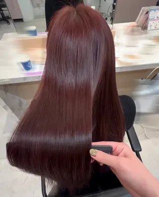 ロング カラー LallYou金山所属・津野 こころのヘアスタイル
