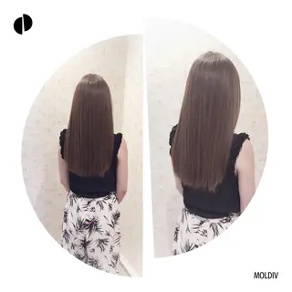 ロング カラー ✨縮毛矯正✨髪質改善 ナカシマ ユミのヘアスタイル