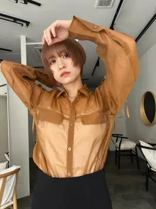 ショート 加藤 悠真のヘアスタイル