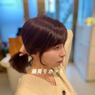 ミディアム カラー 髪質改善/縮毛矯正 艶髪🔥高杉のヘアスタイル