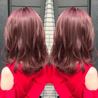 ミディアム カラー 髪質改善特化 ミサワコウキのヘアスタイル