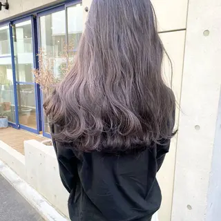 セミロング ⭐️横浜ブリーチ特化 美容師 堤涼⭐️のヘアスタイル