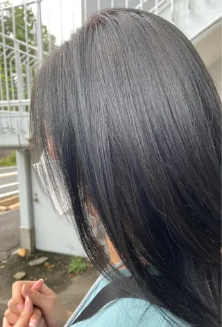 セミロング 大鹿 数馬のヘアスタイル