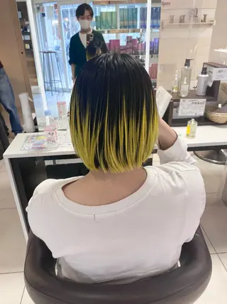 カラー rio/ボブ /ブリーチカラー🫧のヘアスタイル