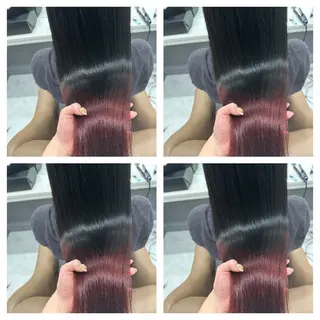 セミロング カラー ヘアアレンジ 🎀推し活ヘアー🎀 Yuuna🐰💖のヘアスタイル