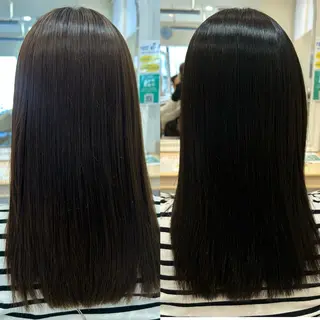 セミロング カラー 宮原 佑莉のヘアスタイル