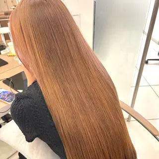 ロング カラー ハイトーン👱‍♀️ シールエクステ/彩花のヘアスタイル
